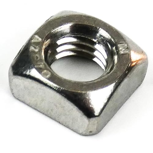 DAUMLINK® Vierkantmutter DIN 557, Material Edelstahl V2A (25 Stück) (wie UNI 5597) arretieren sehr gut und eignen sich z.B. zur Verbindung Deiner Schrauben oder Bolzen mit Holzelementen (M8) von DAUMLINK