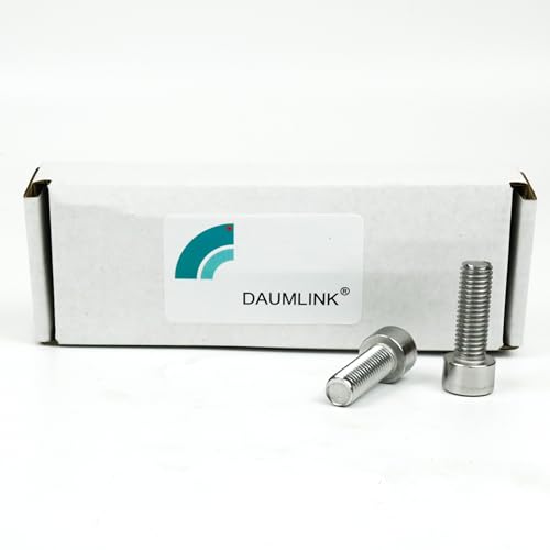 DAUMLINK® Zylinderschraube mit Innensechskant ähnlich DIN912, Material Edelstahl V2A (25 Stück) eigenen sich für Deine Projekte zum Verbinden von Kunststoff-, Holz- und Metallteilen (M10x30) von DAUMLINK