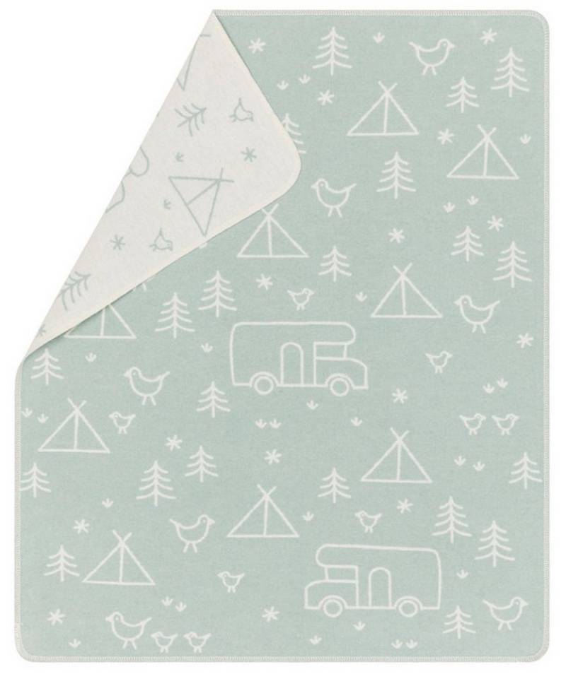 Babydecke Kinderdecke Juwel 'Camping' 70 x 90 cm Hellgrün, DAVID FUSSENEGGER Babydecke Kinderdecke Juwel 'Camping' 70 x 90 cm Hellgrün, DAVID FUSSENEGGER von DAVID FUSSENEGGER