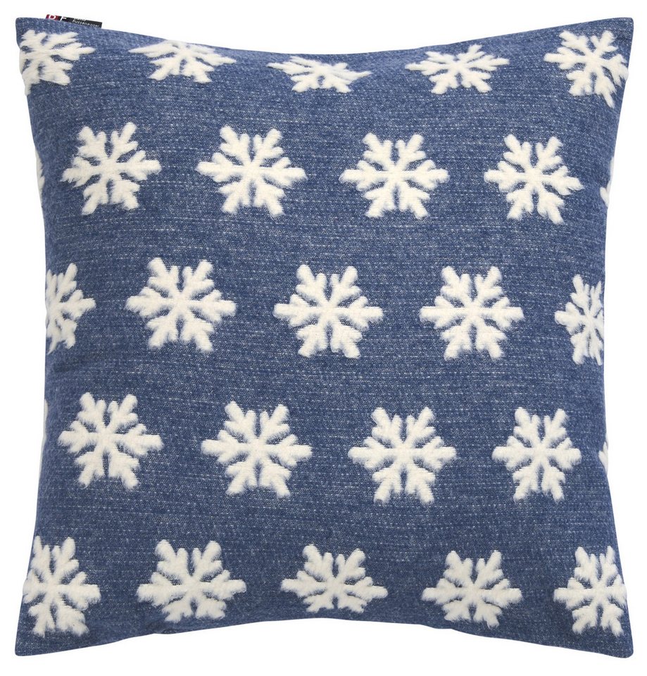 DAVID FUSSENEGGER Kissenhülle Carla 'Schneeflocke' 50 x 50 cm von DAVID FUSSENEGGER