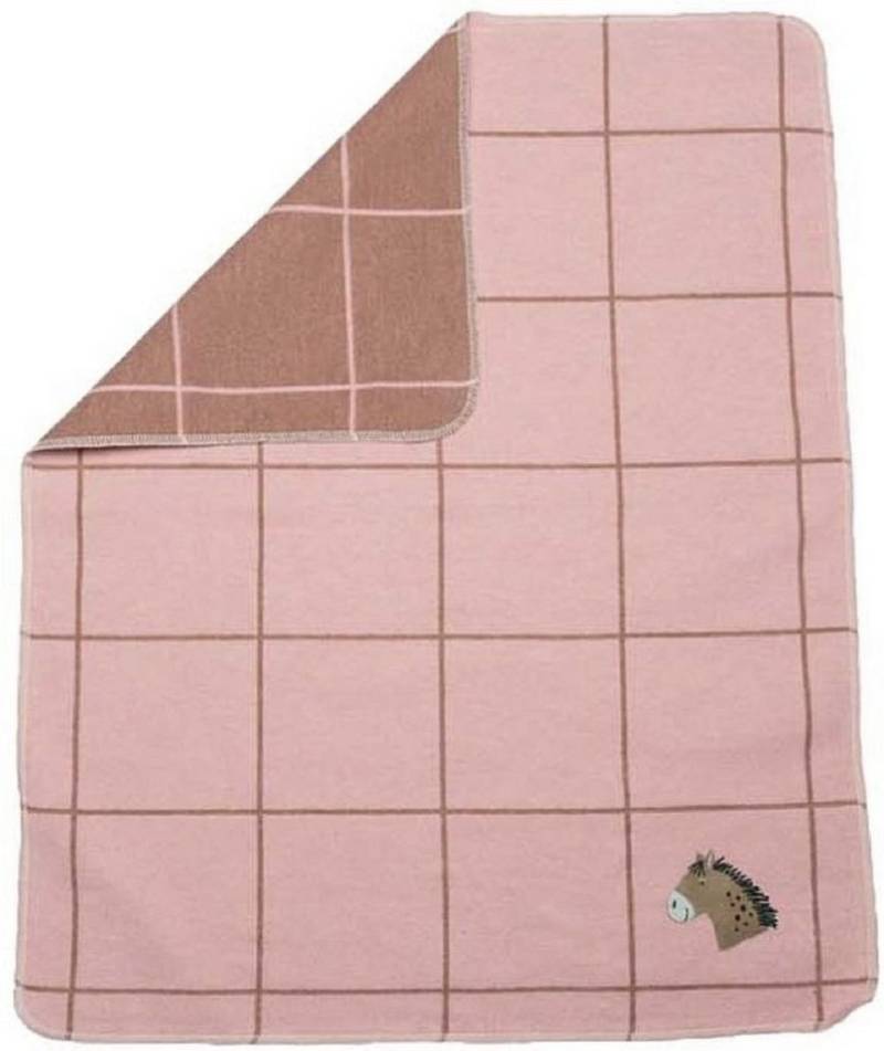 Kinderdecke Juwel mit Stick 'Karo/Pferd' 70 x 90 cm, DAVID FUSSENEGGER Kinderdecke Juwel mit Stick 'Karo/Pferd' 70 x 90 cm, DAVID FUSSENEGGER von DAVID FUSSENEGGER