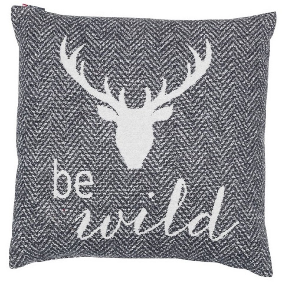 DAVID FUSSENEGGER Kissenhülle Nova 'be wild' 50 x 50 cm von DAVID FUSSENEGGER