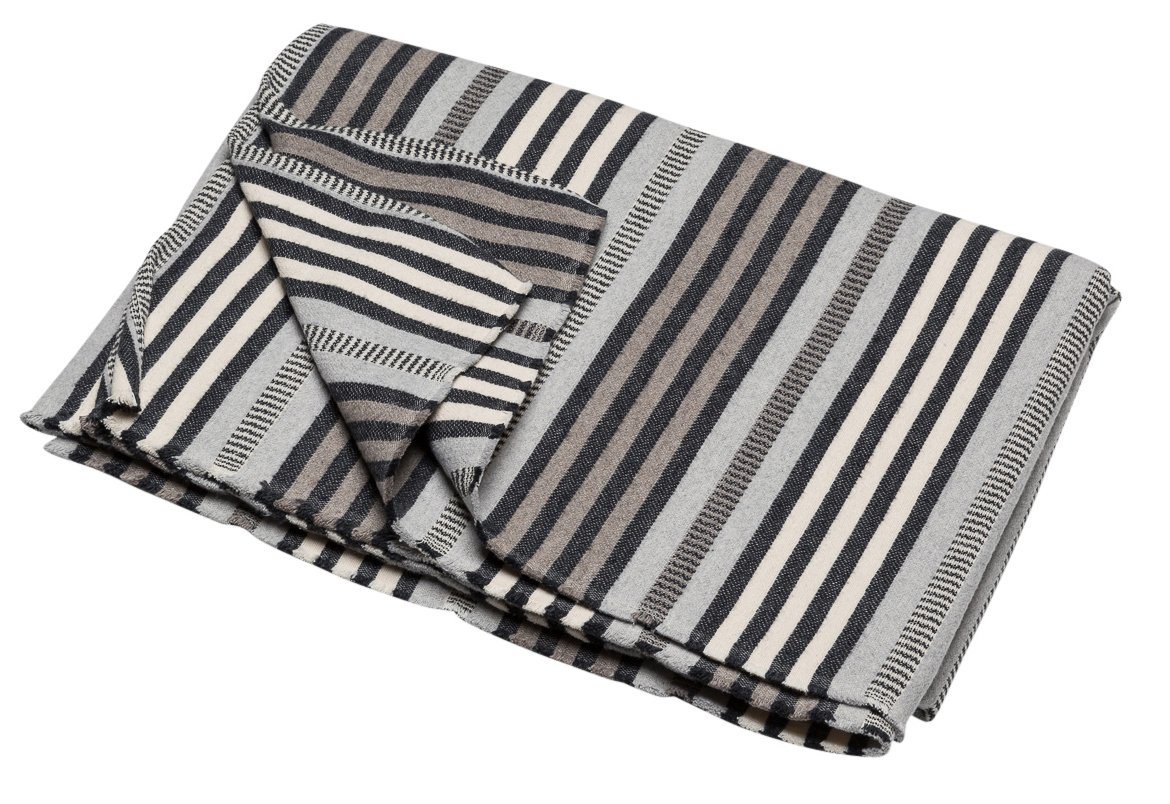 Wohndecke Bett Divan Überwurf Nova 'Streifen' 145 x 220 cm, DAVID FUSSENEGGER von DAVID FUSSENEGGER