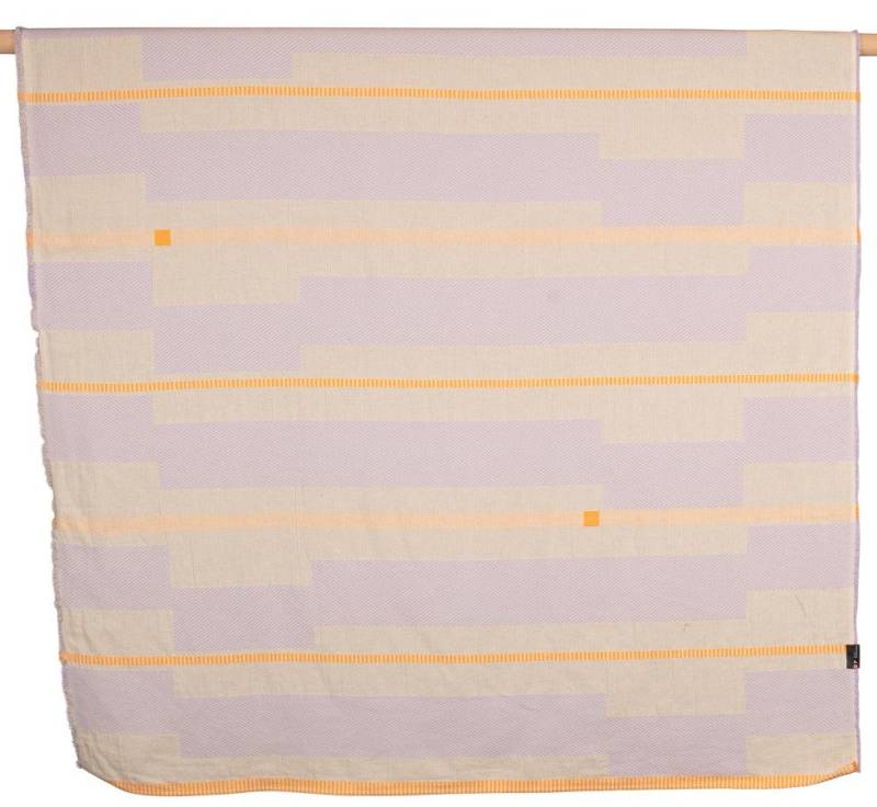 Wohndecke Lino 'Blockstreifen verspielt' 135 x 200 cm, DAVID FUSSENEGGER von DAVID FUSSENEGGER