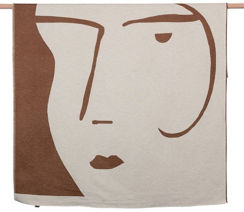 Wohndecke Luca 'Frau' 140 x 200 cm, DAVID FUSSENEGGER von DAVID FUSSENEGGER