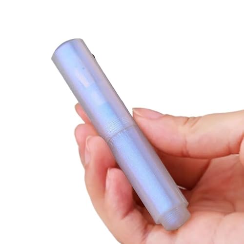 DAVNO Farbiger, durchscheinender Perlenstift für Erwachsene, Studenten, tägliches Schreiben, Üben, Mini-Reisehandtaschen-Tintenstift (Perlblau, 0,5 mm) von DAVNO