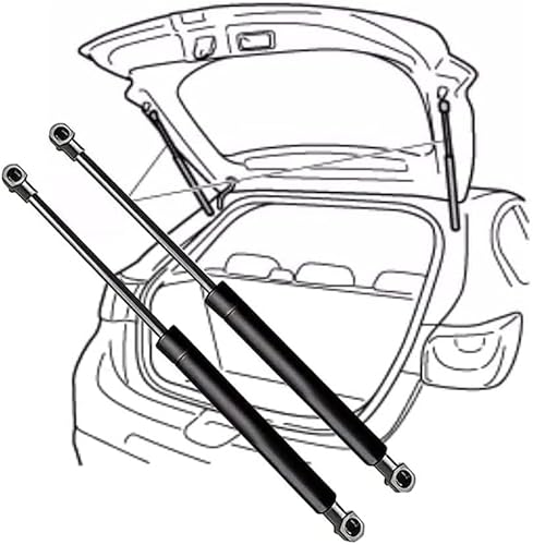 DAWANGHAIJUN 2 Stück Kofferraum Dämpfer für Hyundai i30 (Hatchback) 2007-2011, Gasdruckdämpfer Gasfeder Dämpfer Heckklappe Passend Heckklappendämpfer Gasfeder Haltern von DAWANGHAIJUN
