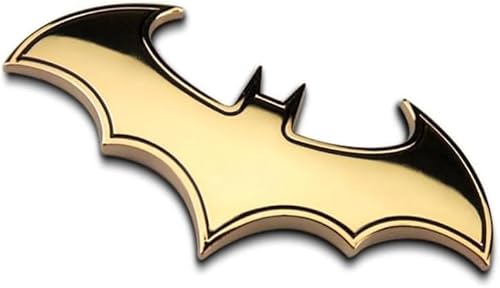 DAWANGHAIJUN 3D Auto Metall Emblem Aufkleber für VW Jetta 6 (ab Bj 2010), Stainless Steel Bat Car Emblem Decal Badge Abzeichen Chrom Aufkleber Emblem Abzeichen,A von DAWANGHAIJUN