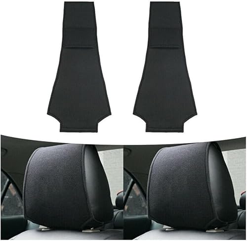 DAWANGHAIJUN 4 Stück Auto Kopfstützenbezüge für Land Rover Range Rover Sport L320 2006-2009, Atmungsaktiv Kopfstützen-Abdeckung Staubdicht Waschbar Kopfstützenschutz Abdeckung von DAWANGHAIJUN