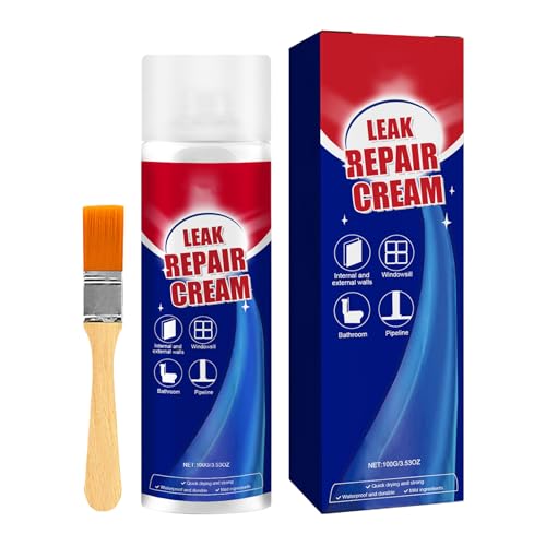 DAWCBVJQ 100 ml Abdichtungsspray Leak Repair Spray Wasserdichter Dichtstoff Für Dachlecks Und Undichtigkeiten,Langzeitschutz Schnelltrocknend Für Fenster Bad Beton Dachrinne DAWCBVJQ 100 ml Abdichtungsspray Leak Repair Spray Wasserdichter Dichtstoff Für Dachlecks Und Undichtigkeiten,Langzeitschutz Schnelltrocknend Für Fenster Bad Beton Dachrinne von DAWCBVJQ