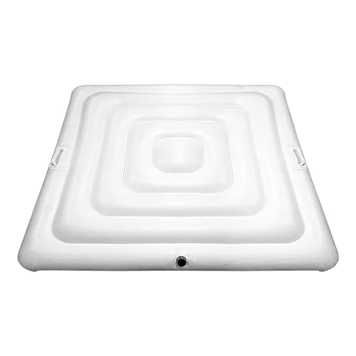 DAWCBVJQ 135 cm Whirlpools Abdeckplane Whirlpooles Abdeckung Thermoabdeckung Whirlpools Schnelles Und Einfaches Aufblasen Und Entleeren, Winddichter, Regenfester Abdeckungsschutz von DAWCBVJQ