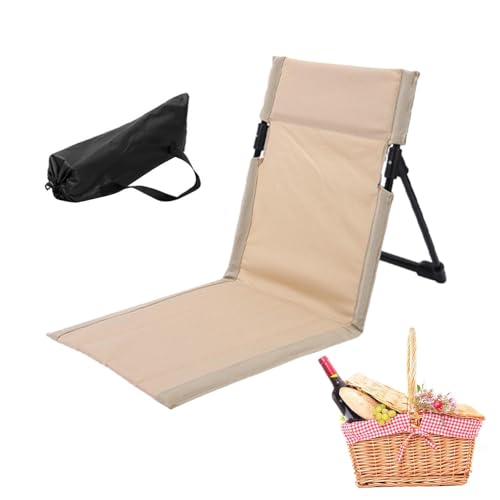 DAWCBVJQ 37X39X42 cm Strandstuhl Reise-Strandkorb Tragbare Strandliege Camping-Bodenstuhl strandmatte mit rückenlehne liegestuhl Sonnenliege für Terrasse, Reisen und Außenbereich DAWCBVJQ 37X39X42 cm Strandstuhl Reise-Strandkorb Tragbare Strandliege Camping-Bodenstuhl strandmatte mit rückenlehne liegestuhl Sonnenliege für Terrasse, Reisen und Außenbereich von DAWCBVJQ