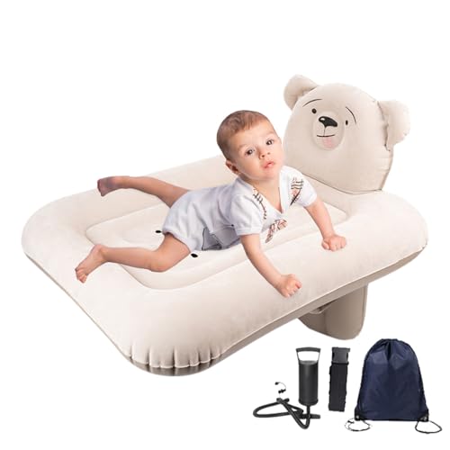 DAWCBVJQ Aufblasbares Reisebett Kinder Kleinkind Reisebett PVC Flugzeugbett Für Kleinkinder 82 X 80 X 60 cm Luftmatratze Kinder Auto Aufblasbares Reisebetts Für Rücksitz Für Autositze Flugzeugsitze von DAWCBVJQ