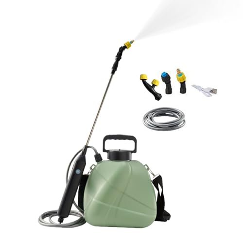 DAWCBVJQ Batteriebetriebener Gartensprüher - Unkrautvernichter für Rasen 4.5 L | Gartensprüher Mit Verstellbarer Düse Für Garten Gewächshaus Fenster Terrassen Unkrautbekämpfung von DAWCBVJQ