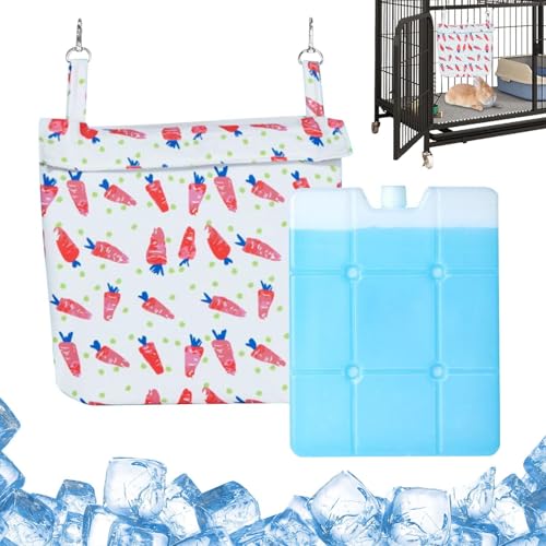DAWCBVJQ Bunny Cooling Matte | Kaninchen Kühlbett - Robuste Waschbare Transportable Matte Für Zwinger Auto Reise Sommer Schlafzimmer Wohnzimmer Terrasse von DAWCBVJQ