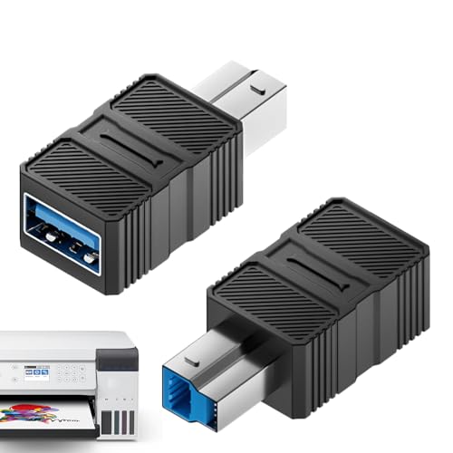 DAWCBVJQ Externer Festplatten Adapter - USB-auf-B-3.0-Datenverlängerungsadapter - Hochgeschwindigkeits-Datenübertragung für Computer Laptops Scanner und Festplatten DAWCBVJQ Externer Festplatten Adapter - USB-auf-B-3.0-Datenverlängerungsadapter - Hochgeschwindigkeits-Datenübertragung für Computer Laptops Scanner und Festplatten von DAWCBVJQ