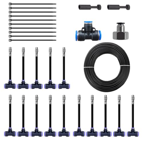 DAWCBVJQ Gartenbewässerungssystem, Einstellbare Sprinkleranlage, Wassersparend Einstellbar Automatisch Für Beete Töpfe Balkon Gewächshaus DAWCBVJQ Gartenbewässerungssystem, Einstellbare Sprinkleranlage, Wassersparend Einstellbar Automatisch Für Beete Töpfe Balkon Gewächshaus von DAWCBVJQ