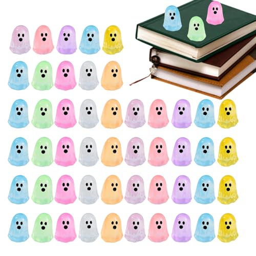 DAWCBVJQ Harz Geist | Halloween Figuren Deko Aus Harz - 50 Teile Leuchtende Halloween Deko Für Büro Landschaft Garten Tisch Innenbereich Außenbereich Schreibtisch Kamin Rasen DAWCBVJQ Harz Geist | Halloween Figuren Deko Aus Harz - 50 Teile Leuchtende Halloween Deko Für Büro Landschaft Garten Tisch Innenbereich Außenbereich Schreibtisch Kamin Rasen von DAWCBVJQ