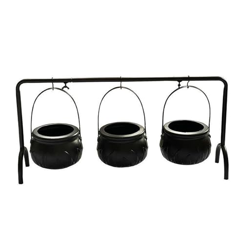 DAWCBVJQ Hexenkessel,3 Teile Halloween Hexenkessel Töpfe - Süßigkeitenbehälter Feiertagsgeschirr für Rasen Küche Innenbereich Garten Snacks Außenbereich Terrasse Wohnzimmer Hinterhof DAWCBVJQ Hexenkessel,3 Teile Halloween Hexenkessel Töpfe - Süßigkeitenbehälter Feiertagsgeschirr für Rasen Küche Innenbereich Garten Snacks Außenbereich Terrasse Wohnzimmer Hinterhof von DAWCBVJQ