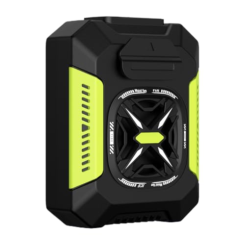 DAWCBVJQ Hüftlüfter Mit Clip | Gürtelventilator Mit Band - 4 Geschwindigkeitsstufen 4000mAh Akku Kühlgerät Für Damen Outdoor Freizeit Wandern Camping DAWCBVJQ Hüftlüfter Mit Clip | Gürtelventilator Mit Band - 4 Geschwindigkeitsstufen 4000mAh Akku Kühlgerät Für Damen Outdoor Freizeit Wandern Camping von DAWCBVJQ