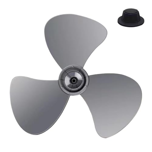 DAWCBVJQ Kunststoff-Lüfterblatt Ersatz, Standventilator-Teile, Standventilator Flügel Ersatzteil, Lüfterflügel 41 Cm Gebläseteil Mit Mutterabdeckung von DAWCBVJQ