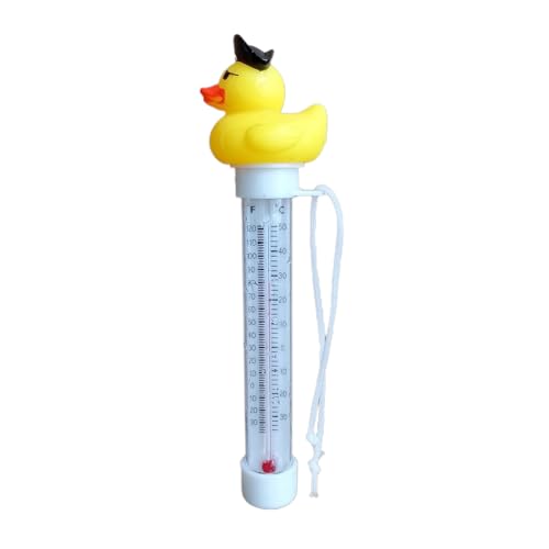 DAWCBVJQ PVC Pool-Temperaturmesser Schwimmende Pool Thermometer Schwimmbadthermometer Schwimmendes Wasserthermometer Schwimmbad Thermometer Temperaturmesser für Spas, Whirlpools, Fischteiche von DAWCBVJQ