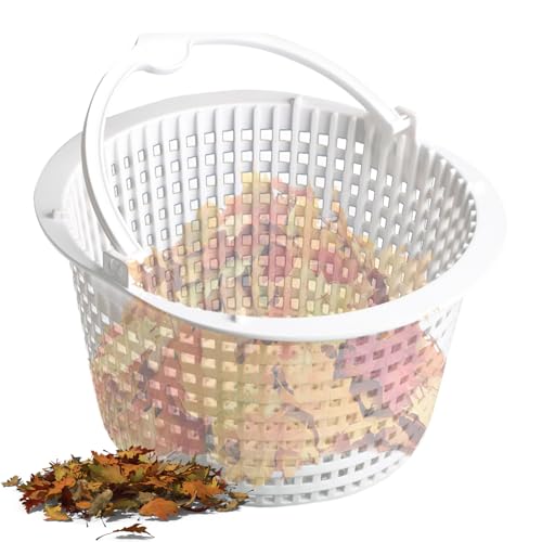 DAWCBVJQ Skimmer Korb Pool filterkorb Pool sieb 16 cm Durchmesser Skimmerkorb Skimmer Filterkorb Mit Griff für einfache Entnahme zur Vermeidung von Filterverstopfung | Einfach zu Reinigen Langlebi von DAWCBVJQ