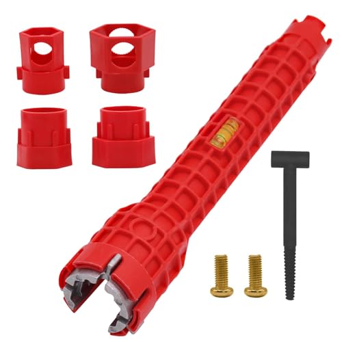 DAWCBVJQ Spülen Schlüssel, Spülenschlüssel 14 In 1, Waschbecken Wasserhahn Schlüssel, Armaturenschlüssel, Beckenschlüssel, Waschbecken Installer Werkzeug Für Badezimmer Küche Toiletten DAWCBVJQ Spülen Schlüssel, Spülenschlüssel 14 In 1, Waschbecken Wasserhahn Schlüssel, Armaturenschlüssel, Beckenschlüssel, Waschbecken Installer Werkzeug Für Badezimmer Küche Toiletten von DAWCBVJQ