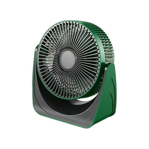 DAWCBVJQ Tischventilator | 5 Geschwindigkeitsstufen Leiser Tischventilator | Leistungsstarker Luftkühler Mit Verstellbaren Einstellungen Für Innen- Und Außenbereich, Auto, von DAWCBVJQ