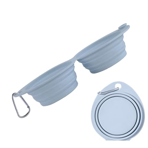 DAWCBVJQ Tragbarer Hundenapf - Futternapf & Wassernapf - Klappbarer Leckerlibehälter Für Spaziergänge Park Wanderungen Camping Katzen Junghunde DAWCBVJQ Tragbarer Hundenapf - Futternapf & Wassernapf - Klappbarer Leckerlibehälter Für Spaziergänge Park Wanderungen Camping Katzen Junghunde von DAWCBVJQ