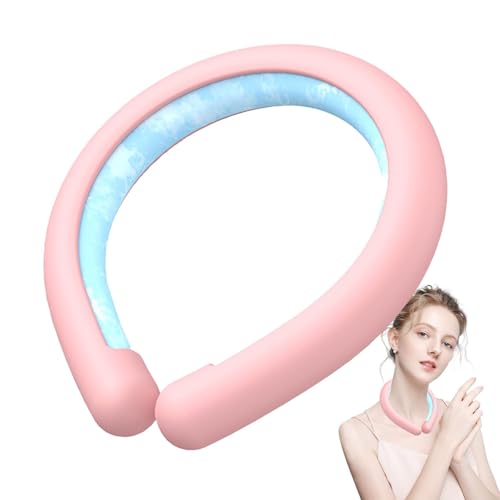 DAWCBVJQ nackenkühler ring mit Kühl-Gel kühlkragen nackenring kühler Nackenkühlwickel Nackenkühlschlauch Neck Cooler TKühlendes Halsband für Menschen Eiskragen Für Den Hals Lindern Hitzewallungen von DAWCBVJQ