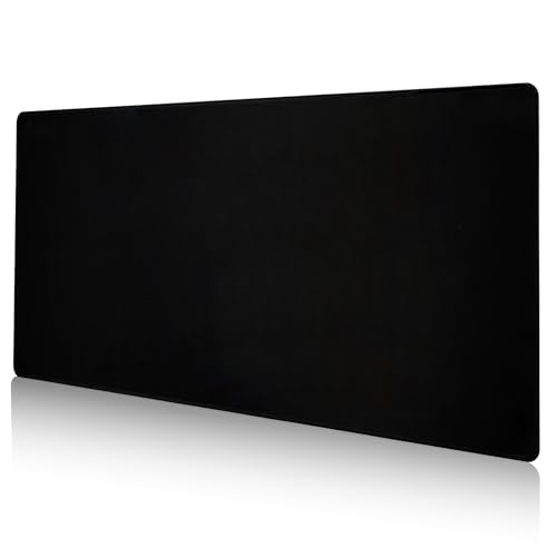 DAWNTREES Gaming Mauspad,Schwarz 900x400mm-XXL Große schreibtischunterlage, rutschfeste Basis und hohe Dichte genähte Kanten, Mauspad für PC,Schreibtisch Pad Protector Geeignet für Zuhause und Büro von DAWNTREES