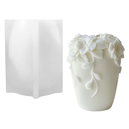 3D Weinblume Kerze Silikonform Gießform Silikon Kerzengießform, DIY Plastik Gießen Gießform Kerzenform Große Kerzenform für Herstellung von Kerzen, Handgefertigte Seife (1) 3D Weinblume Kerze Silikonform Gießform Silikon Kerzengießform, DIY Plastik Gießen Gießform Kerzenform Große Kerzenform für Herstellung von Kerzen, Handgefertigte Seife (1) von DAWRIS