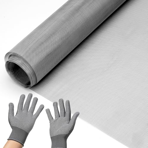 Drahtgitter Feinmaschig Wire Mesh Filter Screen Sheets Stainless Insektengitter Lichtschacht Gitternetz Kellerfenster Drahtgewebe Metall Fliegengitter für Türen Verhindert Mäuse（ 30 X 200cm） von DAWRIS