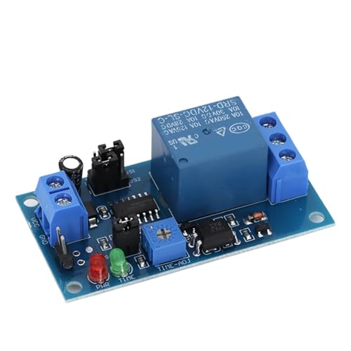 1-5Pcs Verzögerung Relais Verzögerung Drehen Auf/Verzögern Drehen Aus Schalter Modul mit Timer DC 12V 5V(1 Pcs,5V) von DAWSAXZKL