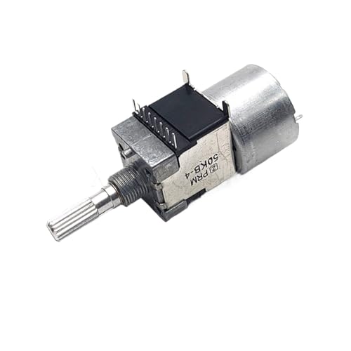 1 STÜCKE RK168 Typ Motorpotentiometer B50K * 2 50KB-4 Doppel 8-Pin Blume Schaftlänge 25 MM Leistungsverstärker Lautstärkepotentiometer von DAWSAXZKL