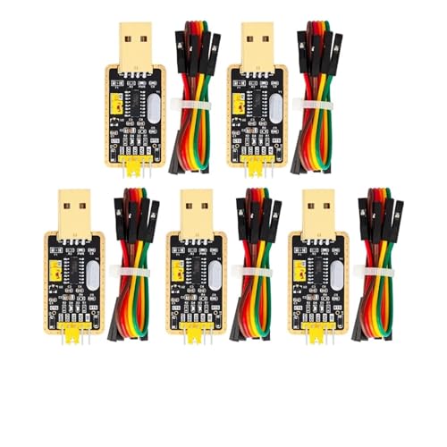 1 STÜCKE USB TTL konverter UART modul CH340G CH340 3, V 5 schalter(5PCS yellow) von DAWSAXZKL