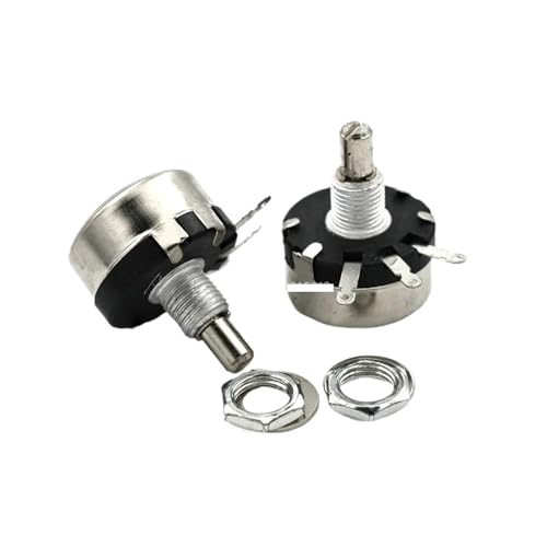 1 STÜCKE WX110 WX010 10 Ohm - 22 Karat 10R-22 3 Lötanschlüsse 6mm Rundschaft Singleturn-Drahtpotentiometer(10 Ohm) von DAWSAXZKL