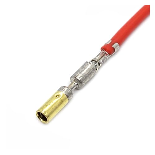 2,8mm Auto Crimp Terminal Block Zylindrischen Einsatz Feder Auto Draht Elcetric Stecker Lose Mit Kabel DJ224-2.8A(50 Pcs) von DAWSAXZKL