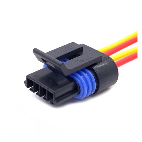 2-3 4-poliges Auto 12162190 Auto-Ansaugsensor-Anschlusskabelbaum weiblich 12162261(4P Wire Harness,5 Pcs) von DAWSAXZKL
