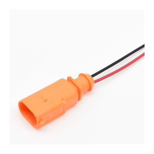 2P 8K0937702C 6X0973802C Automotive Zündspule Sealed Wire Connector 1-966701-4 Automotive AC Montage Wasser Temperatur Sensor Stecker(1 x 15cm wire orange) von DAWSAXZKL
