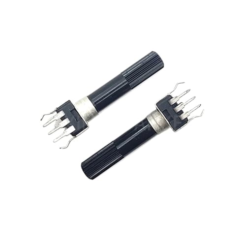 3PCS RV09 Typ Vertikale Einzel Potentiometer B10K B20K B50K B100K R0902N 0932 3Pins B103 B203 B503 B104 Blume Welle Länge 28MM(20K Ohm) von DAWSAXZKL