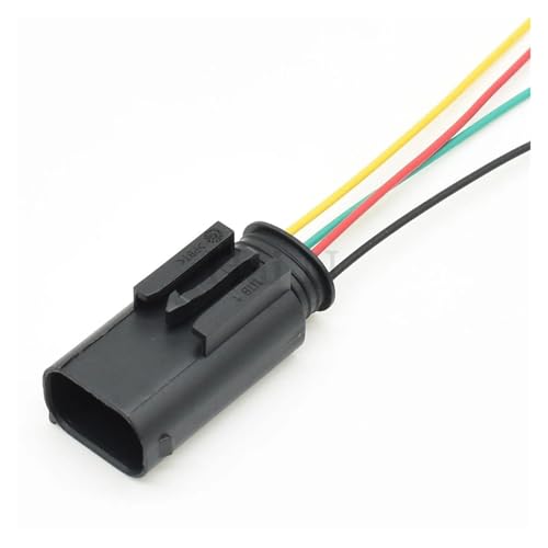 4-poliger Konverter Auto Kabelbaum Stecker Sensor Buchse Stecker passend for 1-967640-1 968399-1 8E0 971 934(Lavender) von DAWSAXZKL