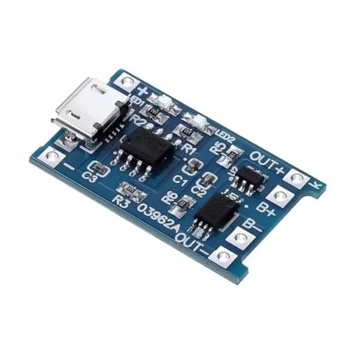 5/10/50 stücke 5V 1A 18650 TP4056 Lithium-Lade Board Ladung Modul Typ-C Micro USB Mit Schützen Dual Funktionen(TP4056 Module Micro,10PCS) von DAWSAXZKL