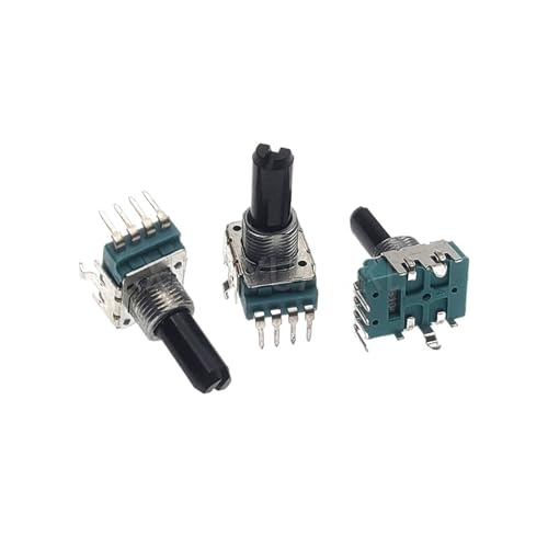5 STÜCKE RK11 Typ Einzelner 4-Pin B1K B10K B100K Volumen Drehpotentiometer 1K B102 10K B103 100K B104 D Schaftlänge 18 MM(1K Ohm) von DAWSAXZKL