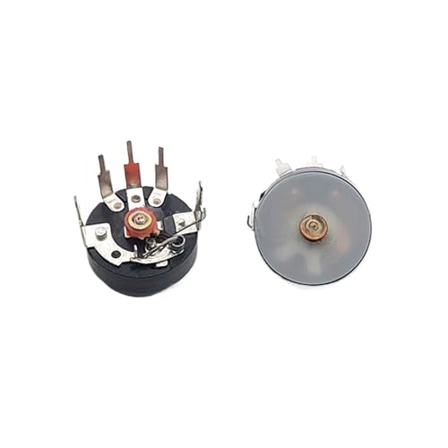 5 STÜCKE RV16MM Radio Player Leistungsverstärker Lautstärkepotentiometer Mit Schalter 5-Pin B10K B50K Gebogene Füße Durchmesser 16 MM(10K Ohm) von DAWSAXZKL