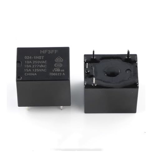 5 stücke Leistungsrelais HF3FF-005-1HST HF3FF-012-1HST HF3FF-024-1HST 5 V 12 V 24 V 4PIN 10A 250 V(HF3FF-024-1HST) von DAWSAXZKL