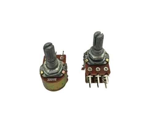 5 stücke WH148 B1K/B5K/B10K/B20K/B50K/B100K/B250K/B500K ohm 6 pin Linear Taper Drehpotentiometer Topf logarithmischen welle 15mm(B5K) von DAWSAXZKL