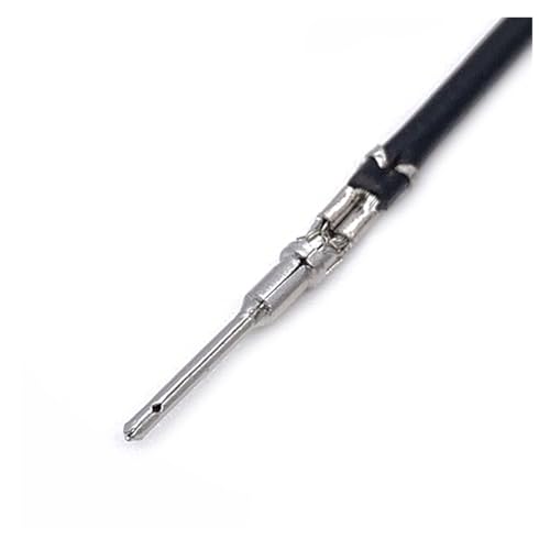 Automatischer elektrischer Steckverbinder for 1,0-mm-Crimpklemmenkabel mit Kabelstiften 3-1447221-4, eingesetzt in runde Federblöcke for Stecker und Buchsen(Male,50 Pcs) von DAWSAXZKL
