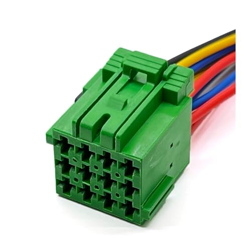 DAWSAXZKL 1 Satz 12-poliger Auto-CD-Player-Autokabelstecker weiblich Kabelbaum mit Kabel 1-967622-1 1-967627-1(12Pin Female,1 Set) von DAWSAXZKL
